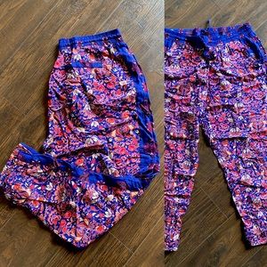 Floral Jogger Dress Pants